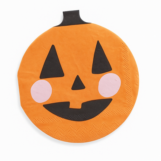 Happy Face Pumpkin Small Napkins