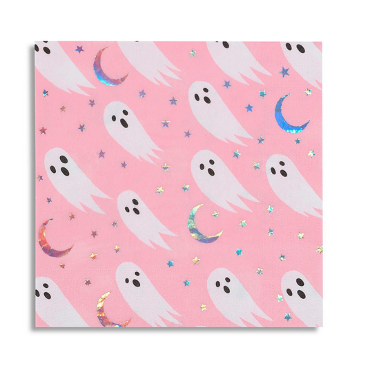 Pink Ghost Luncheon Napkins