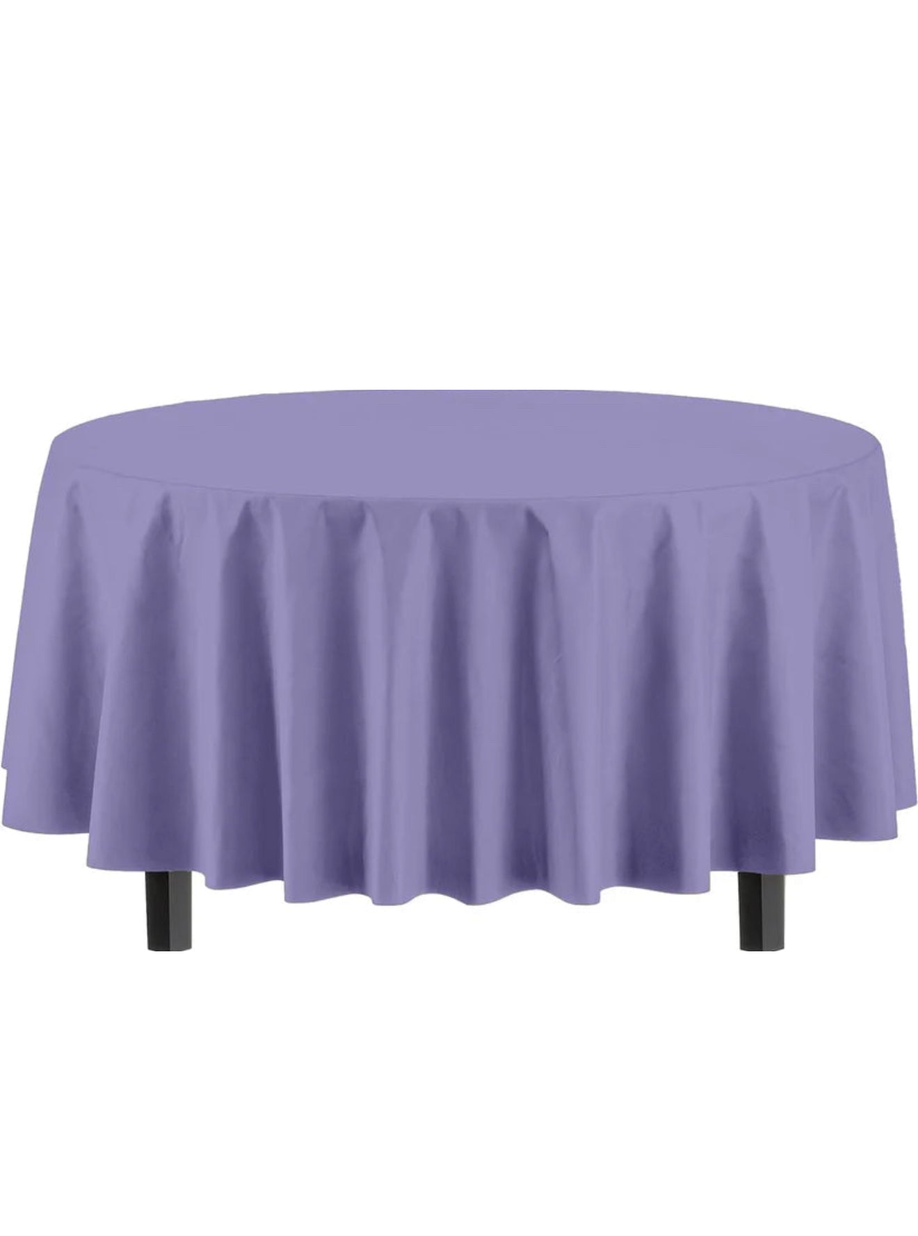 Round Lavender Table Cover