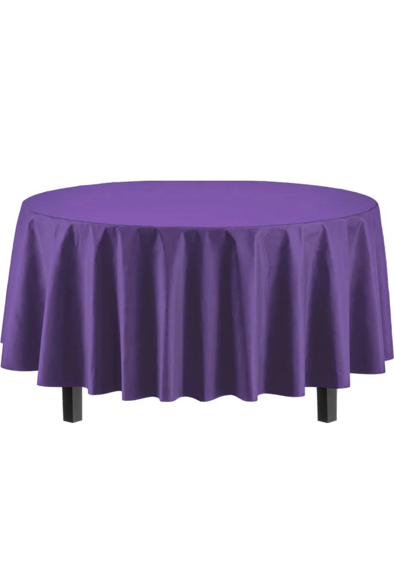 Round Purple Table Cover