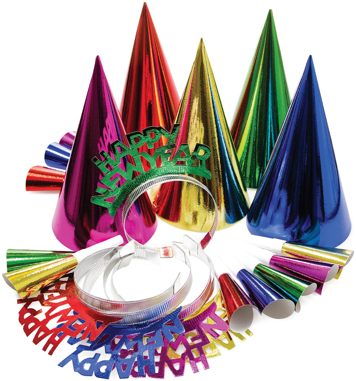Multicolor New Years Party Kit (10ppl)