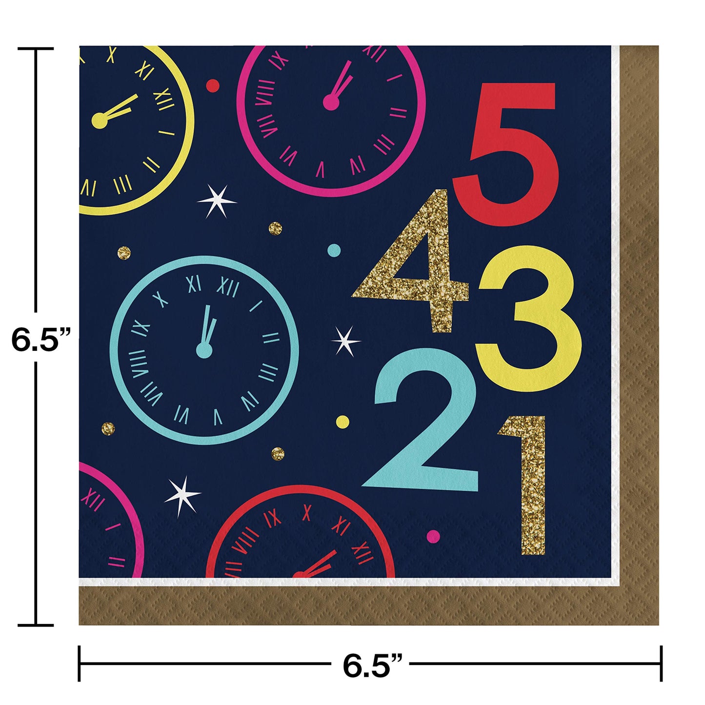 New Year’s Countdown Lunch Napkins