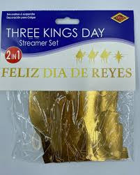Feliz Día de Reyes Foil Banner
