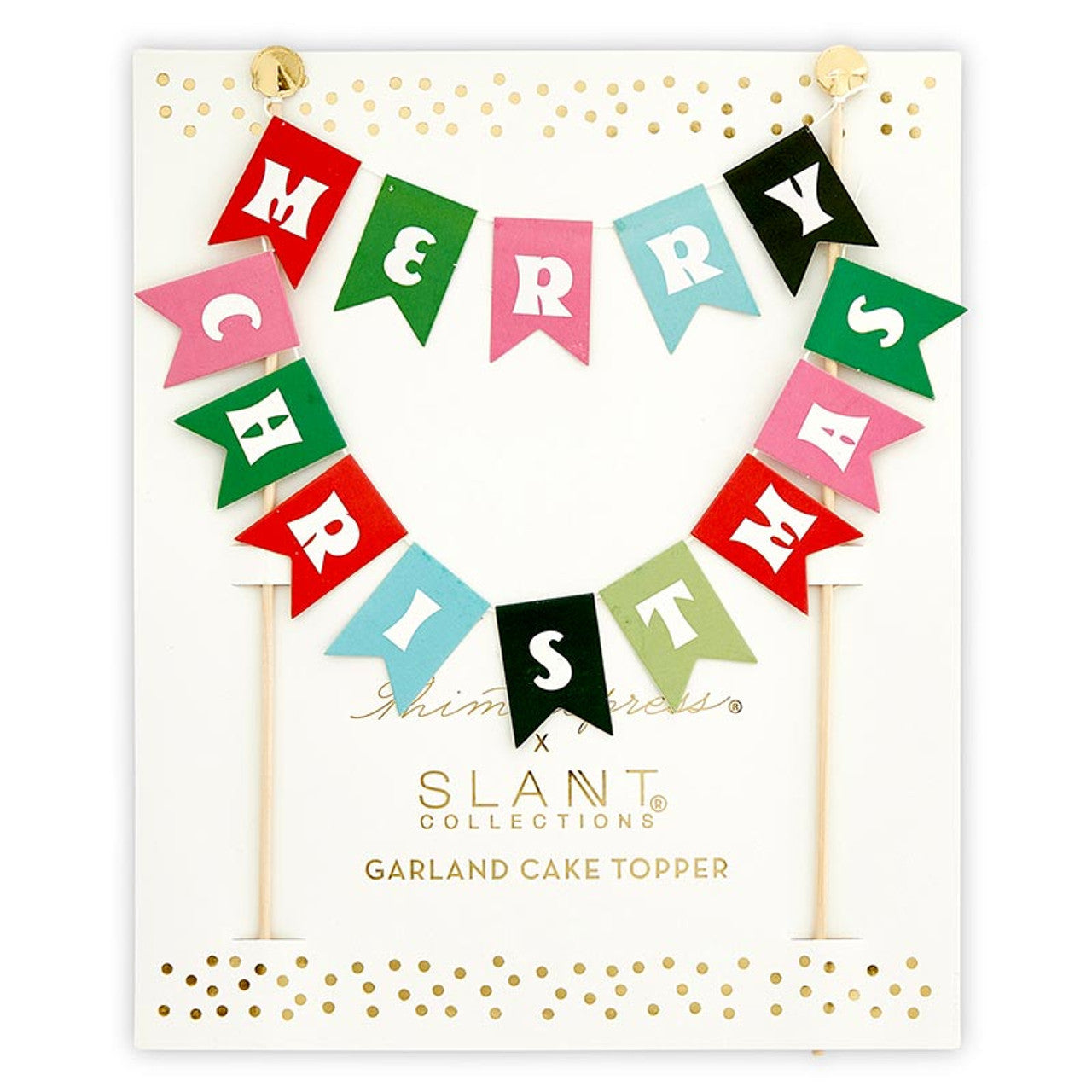 Merry Christmas Cake Topper