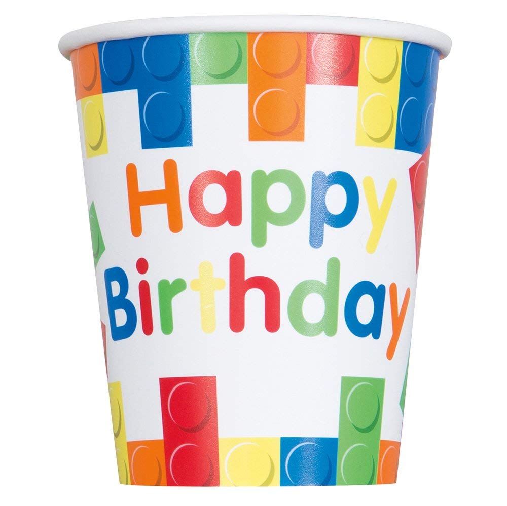 Lego/ Block Party Paper Cups