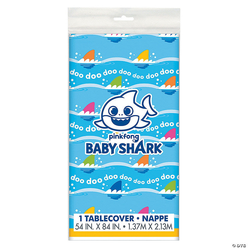 Baby Shark Plastic Table Cover