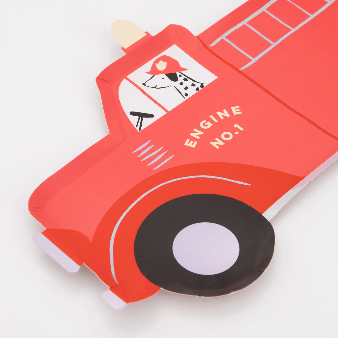 Fire Truck Plates (x8)