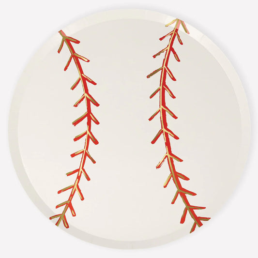 Baseball Plates (x8)