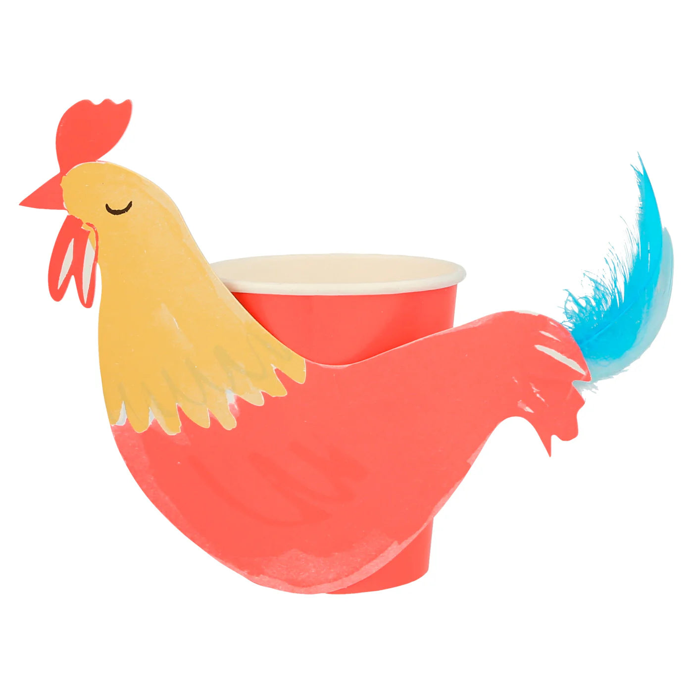 On the Farm Rooster Party Cups (x8)