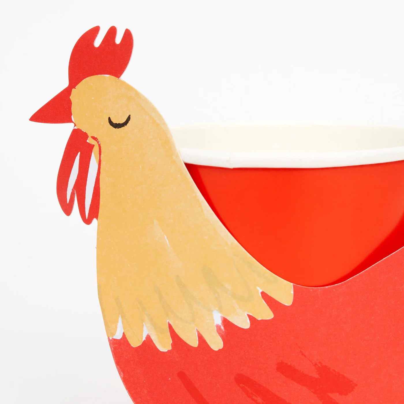 On the Farm Rooster Party Cups (x8)