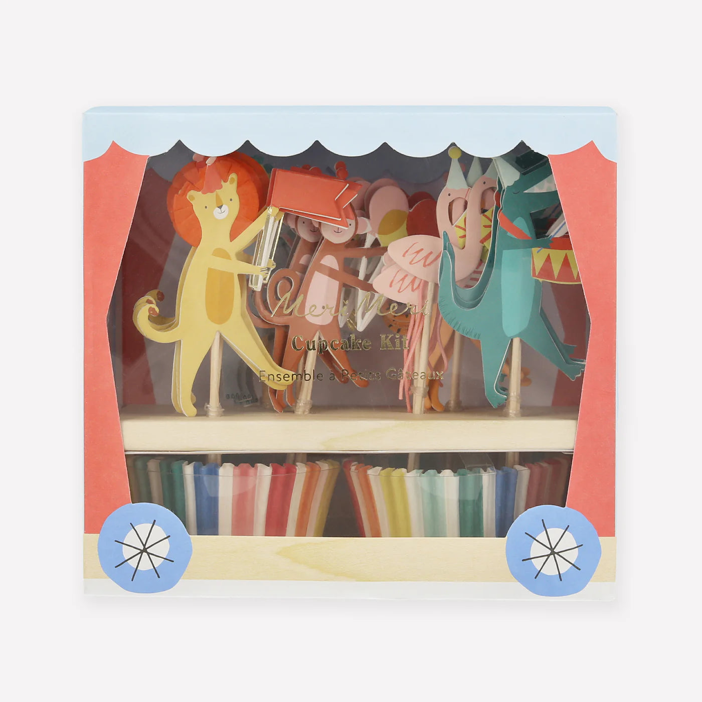 Animal Parade Cupcake Kit (x24 toppers)