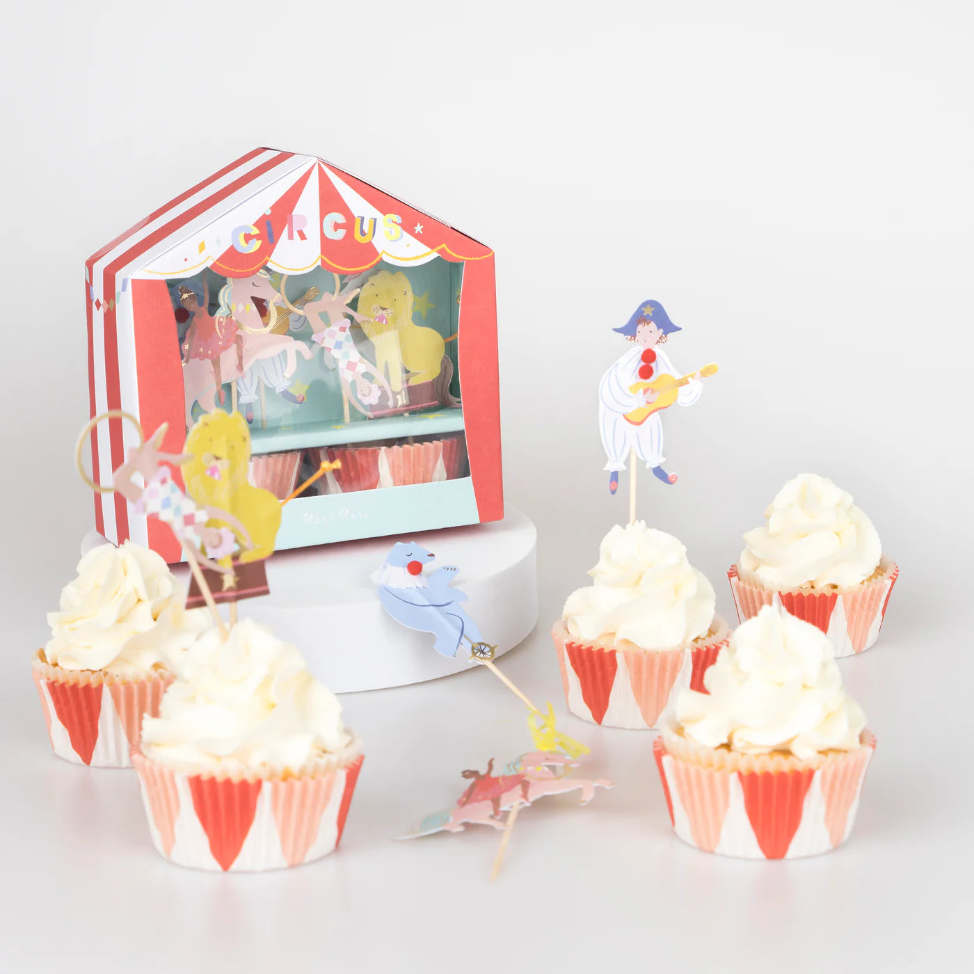 Circus Cupcake Kit (x24 toppers)
