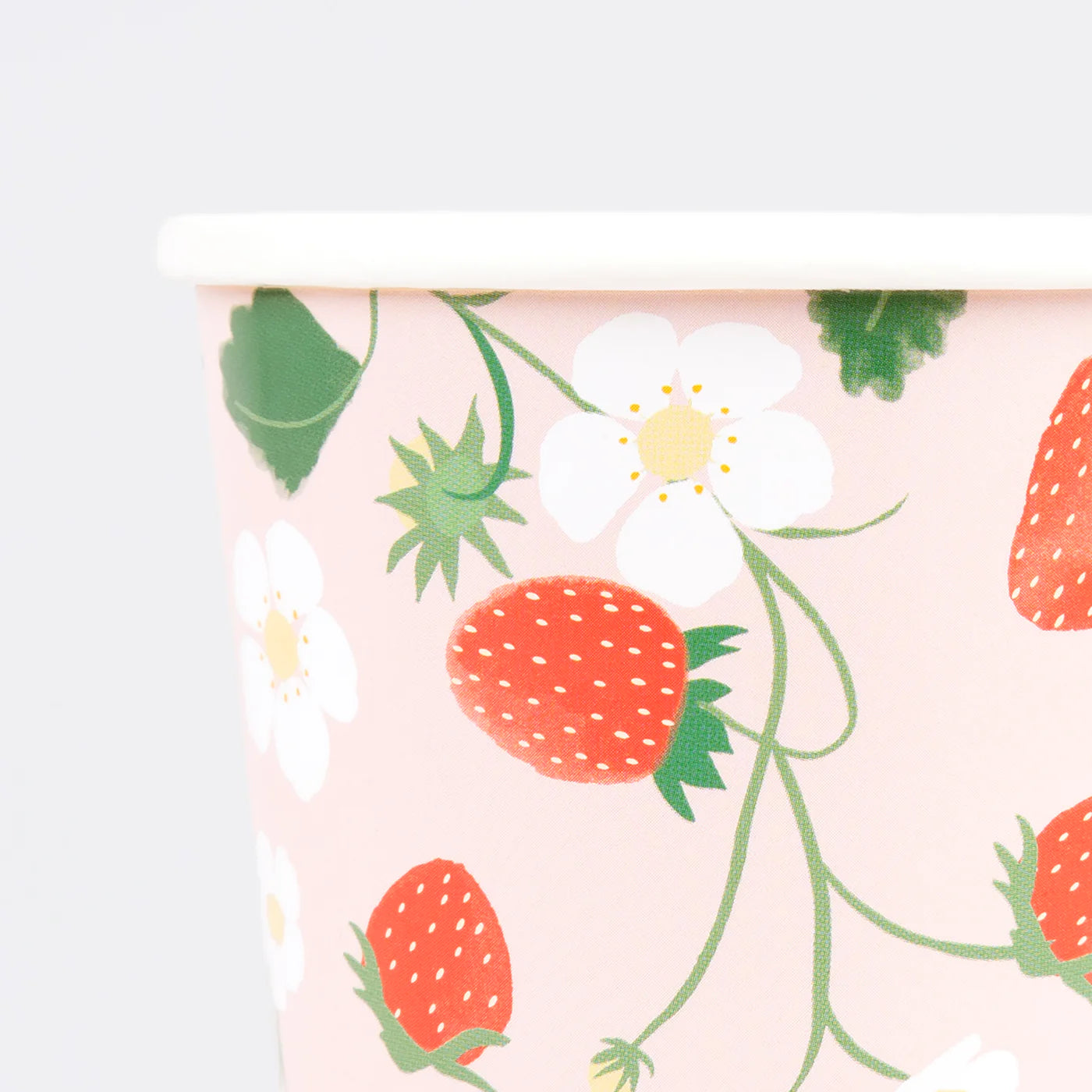 Strawberry Pattern Cups (x8)