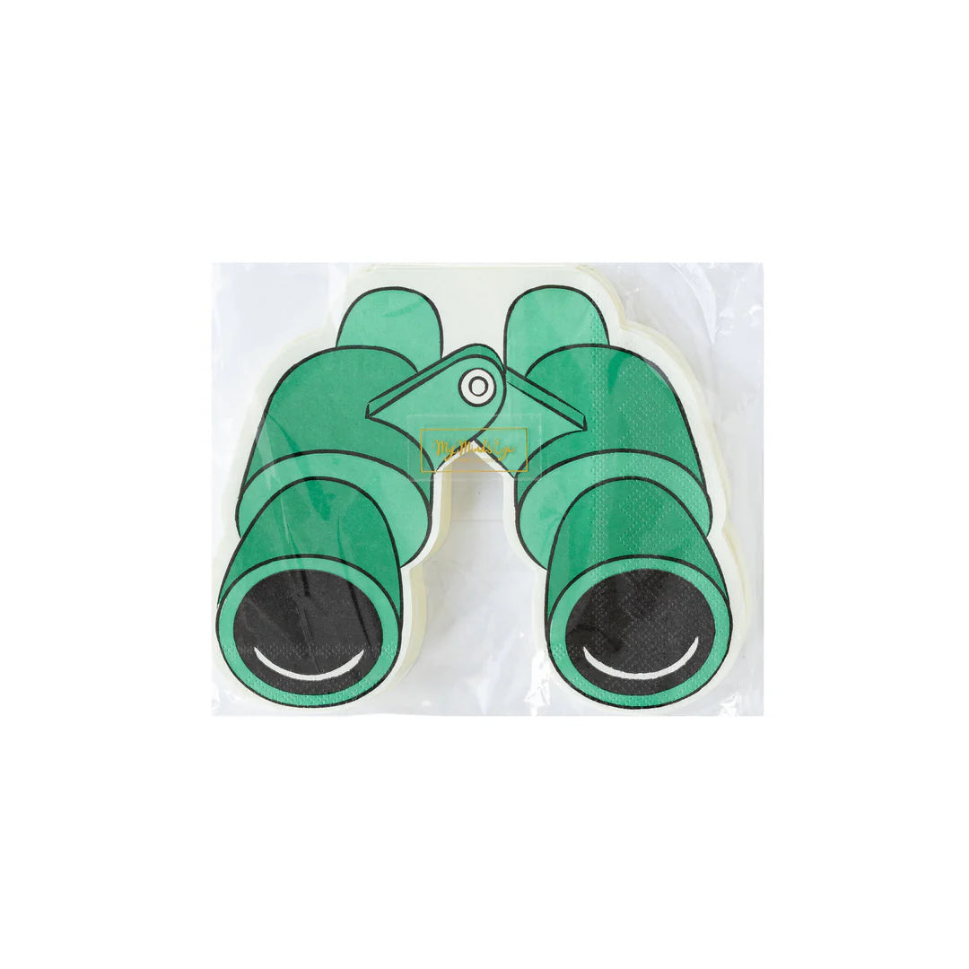 Safari Binoculars Shaped Napkins