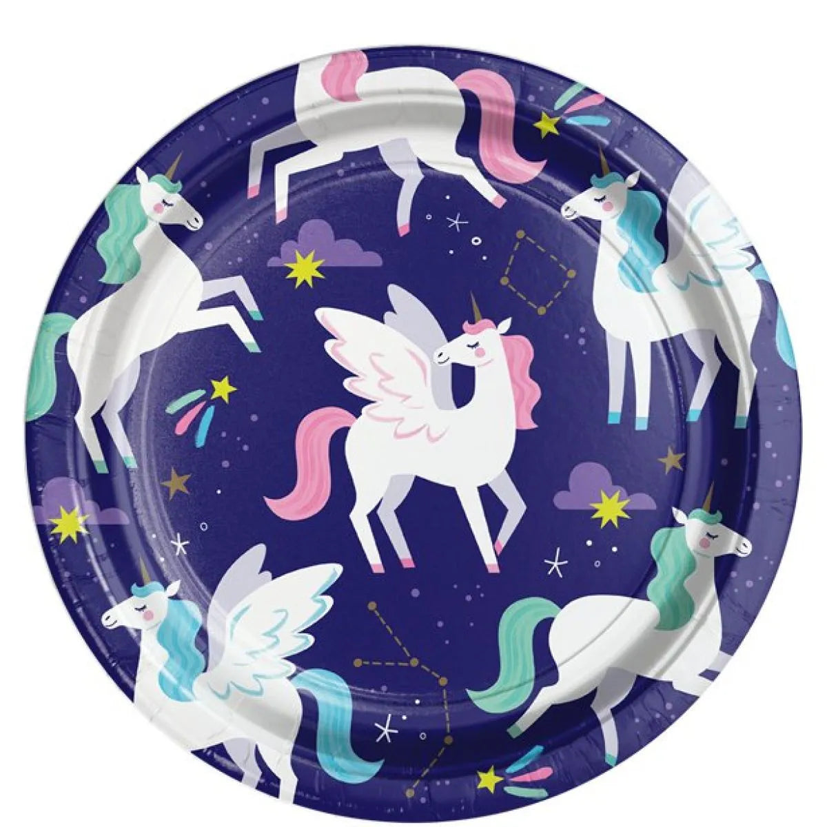 Unicorn Galaxy Dinner Plates