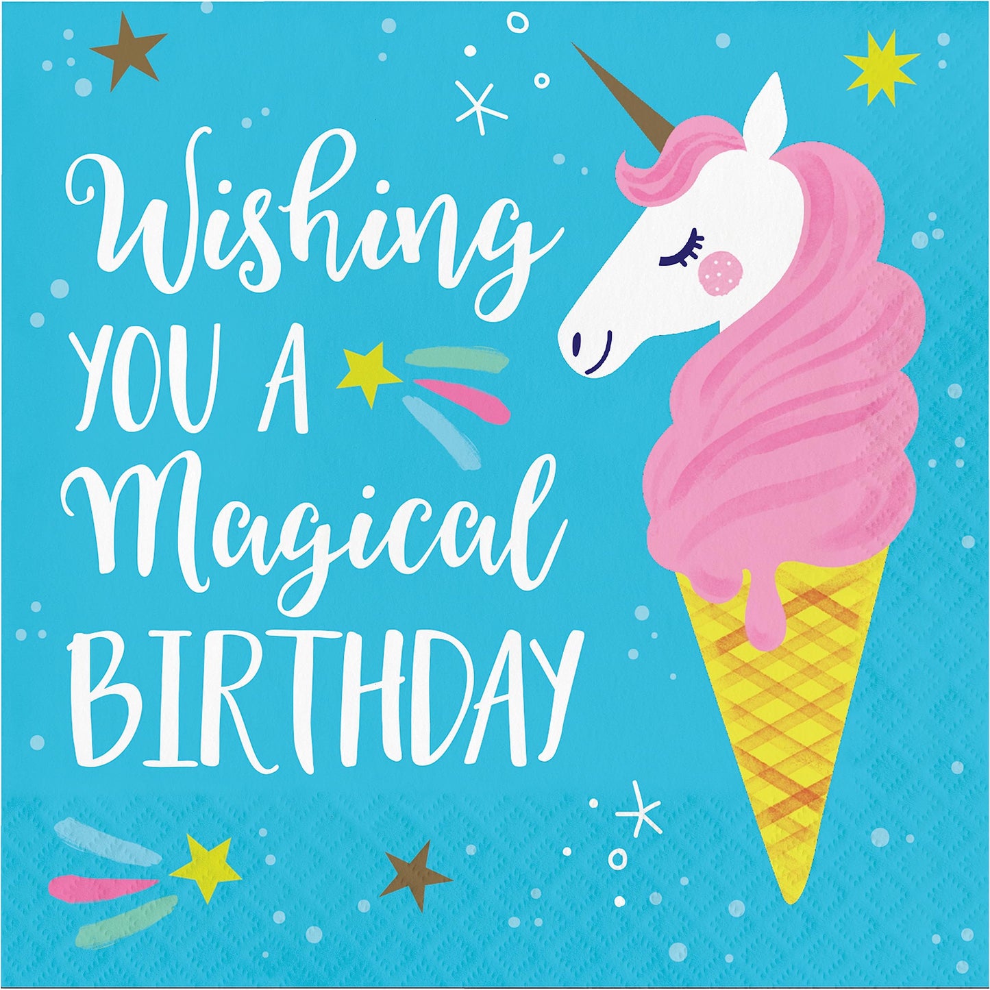 Unicorn Galaxy Lunch Napkins