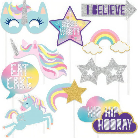 Unicorn Photo Booth Props