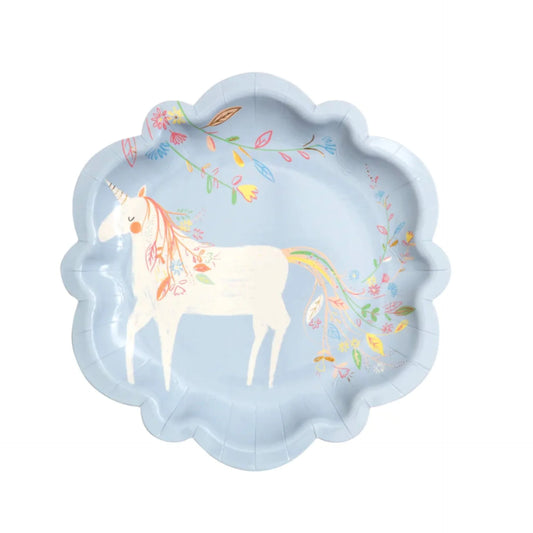 Magical Princess Unicorn Small Plates (x8)