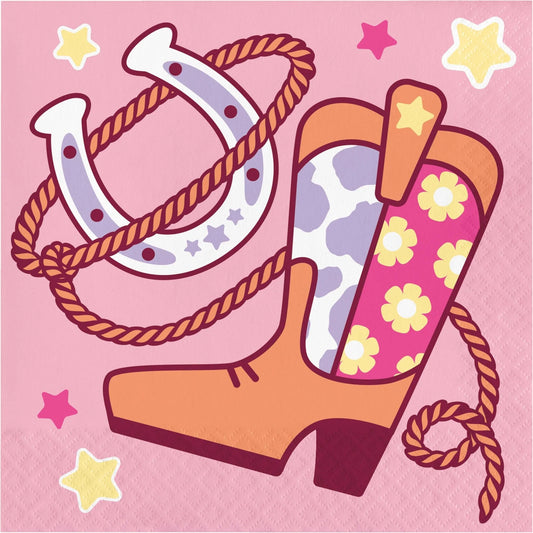 Boots and Bows Lunch Napkins