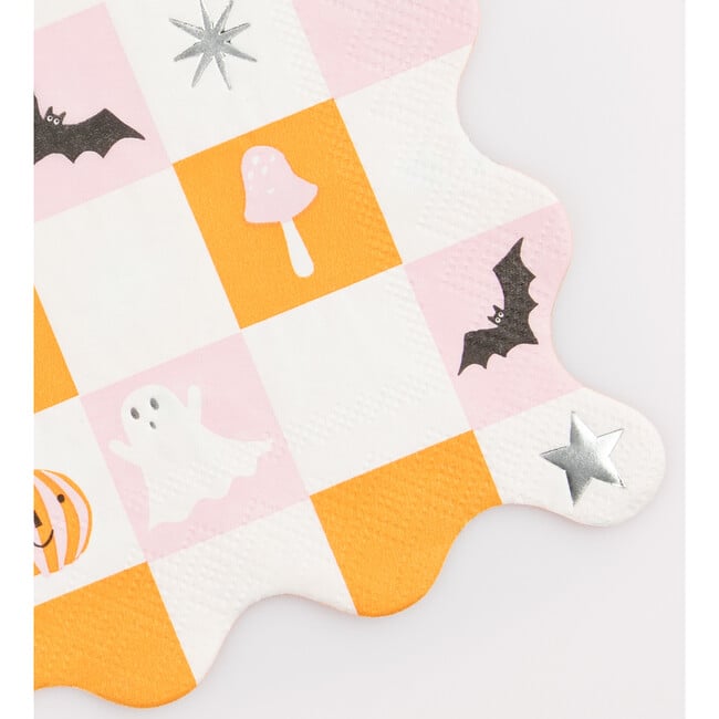 Groovy Halloween Icon Large Napkins
