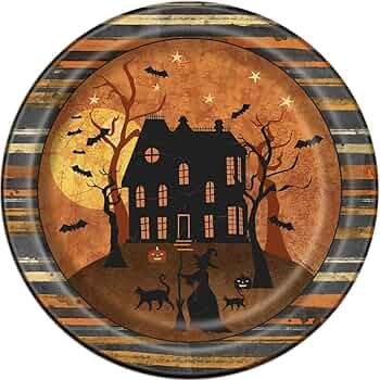Full Moon Round Dinner Plates