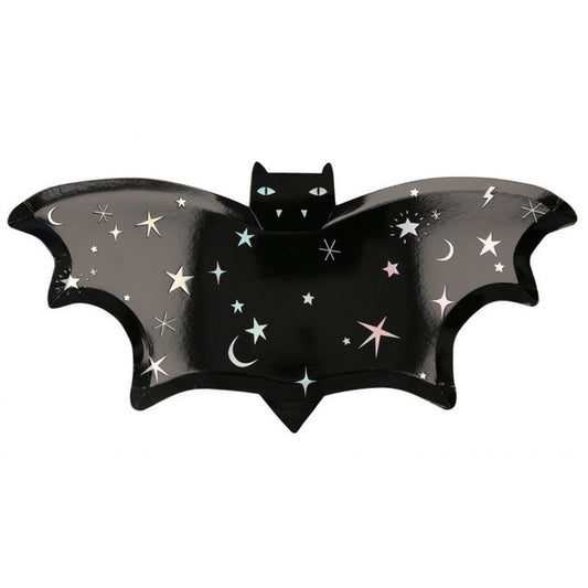 Sparkle Bat Shaped Plates