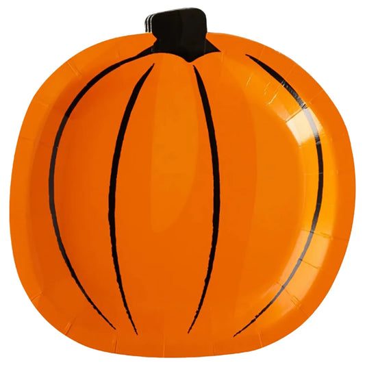 Boo Crew Pumpkin Shaped Plates