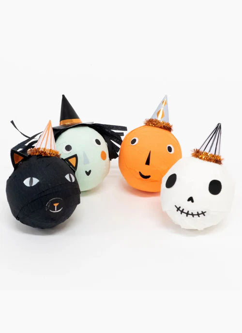 Vintage Halloween Surprise Balls (x4)