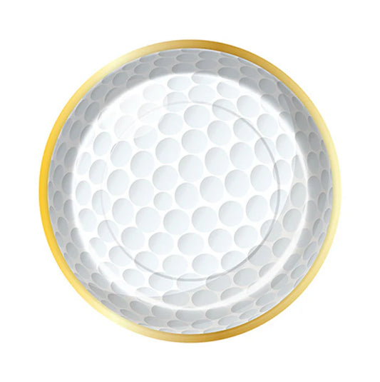 Golf Ball Die Cut Dinner Plates
