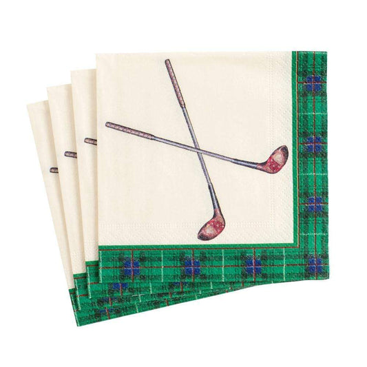 Golf Paper Cocktail Napkins