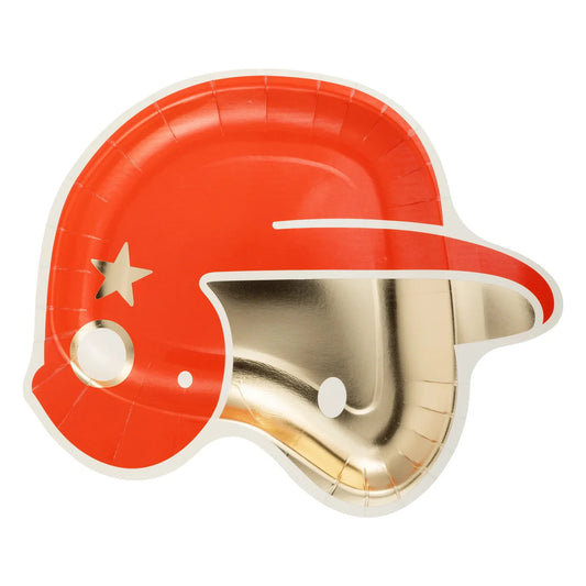 Baseball Helmet Shaped Plates