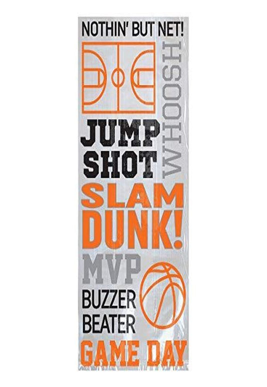 Basketball “Slam Dunk” Plastic Party Bag