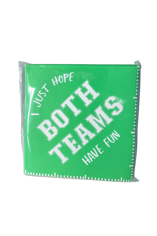 I Just Hope Both Teams Have Fun Cocktail Napkins