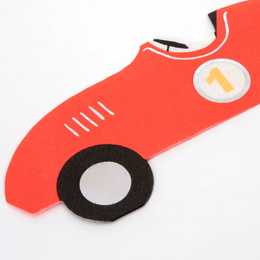 Race Car Napkins (x16)