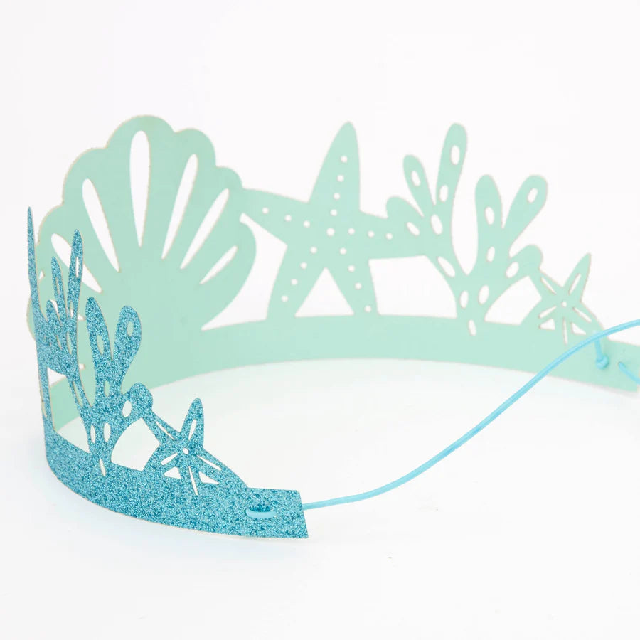Mermaid Party Crowns (x8)