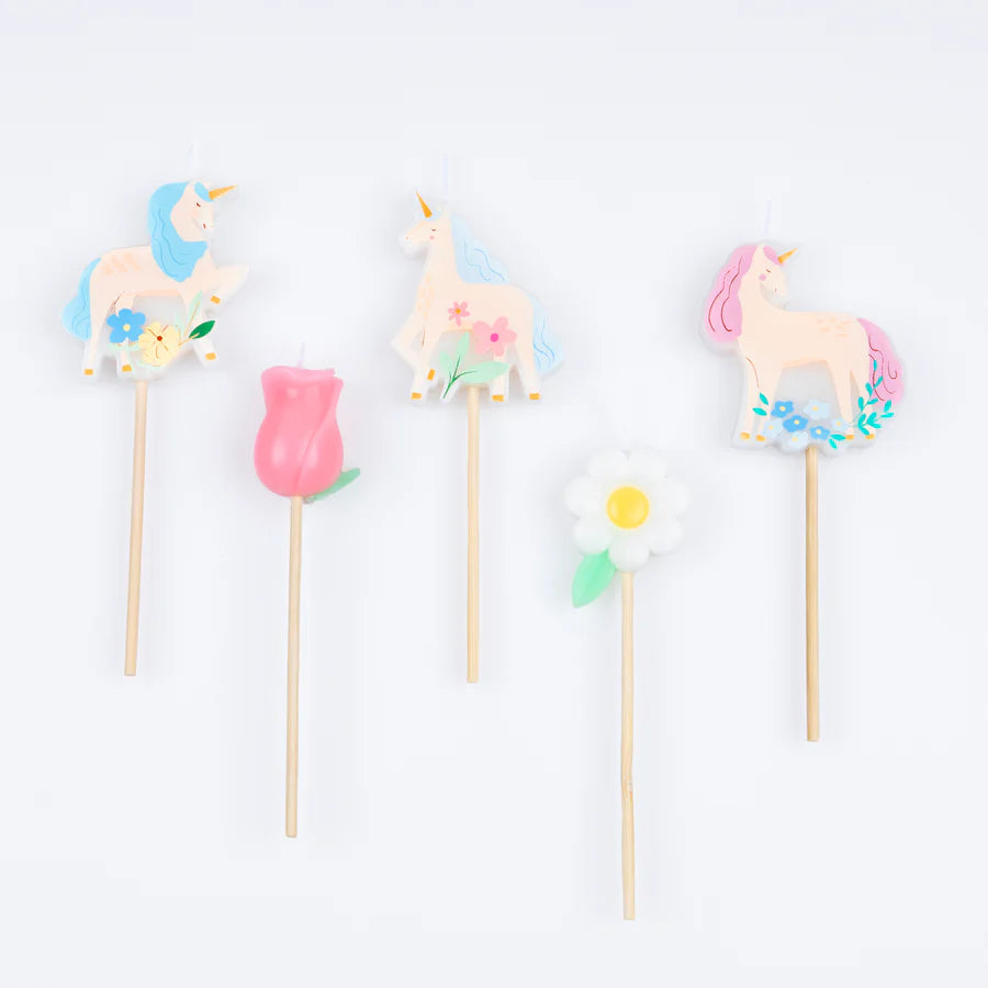 Meadow Unicorns Candles (x5)