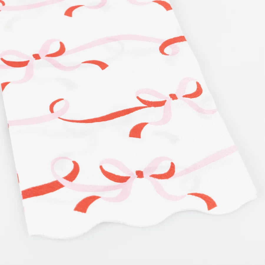 Ribbon Bow Guest Towels (x 16)