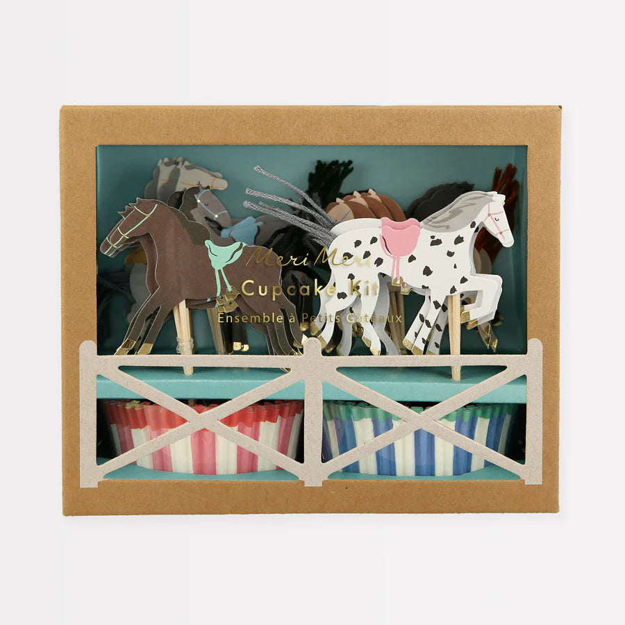 Horse Cupcake Kit (x24 toppers)