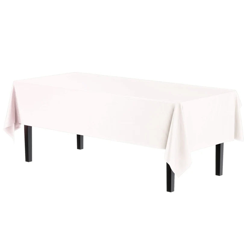 Rectangular White Table Cover
