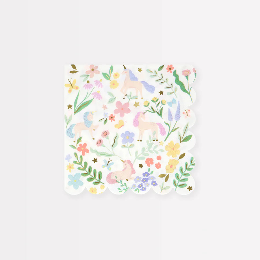 Meadow Unicorns Small Napkins (x16)