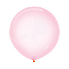 24" Cristal Pastel Rosado (3 Count)