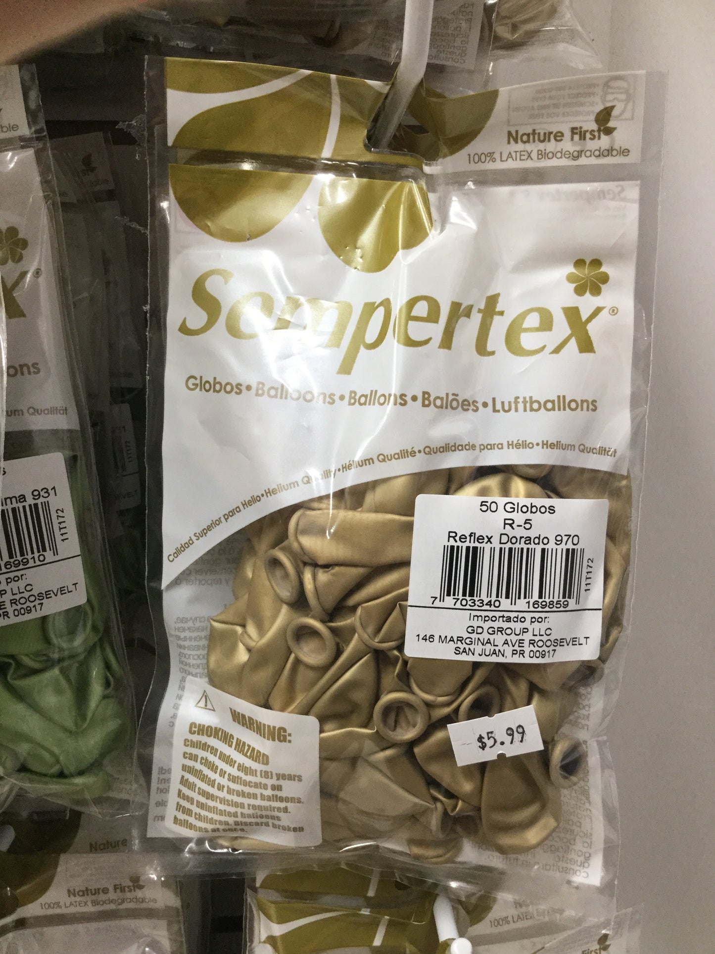 5" Reflex Dorado (50 Count)