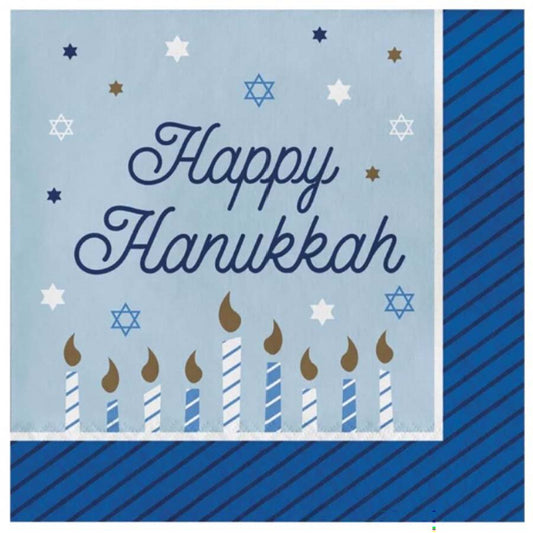 Happy Hanukkah Luncheon Napkins