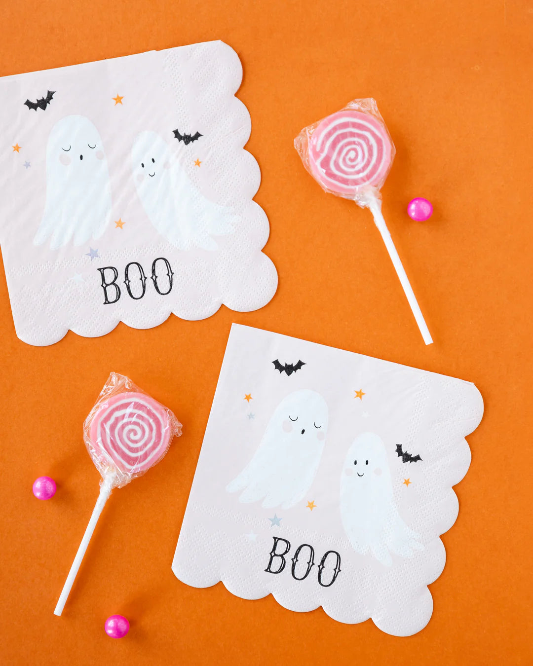 Boo Ghosts Cocktail Napkins