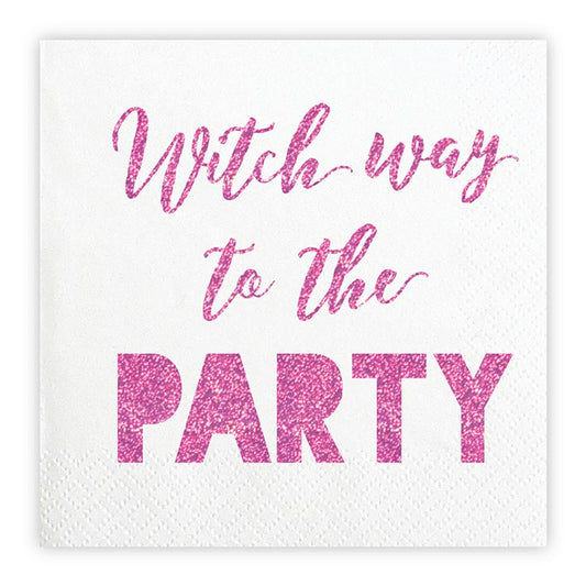 Witch Way to the Party Cocktail Napkins