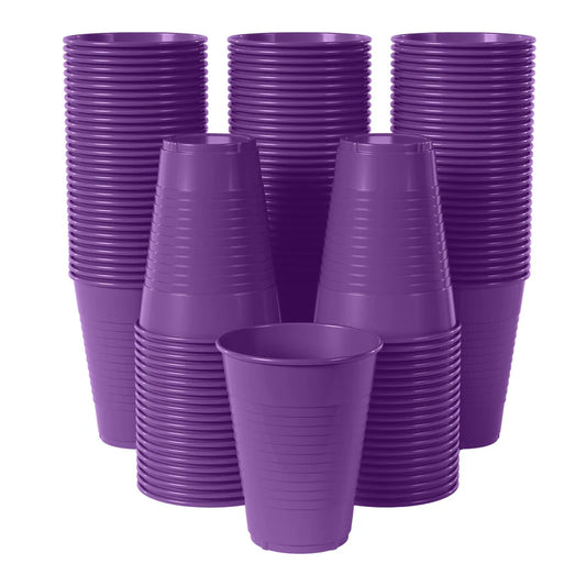 12 Oz. Purple Plastic Cups