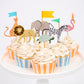 Safari Animals Cupcake Kit (x 24 toppers)