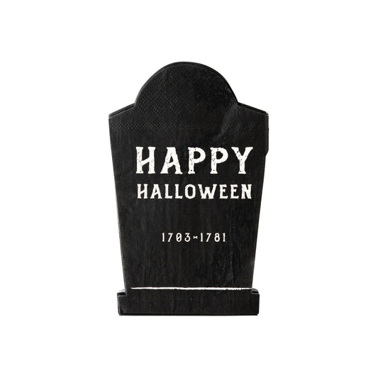 Haunted Village Tombstone Shaped Paper Napkins