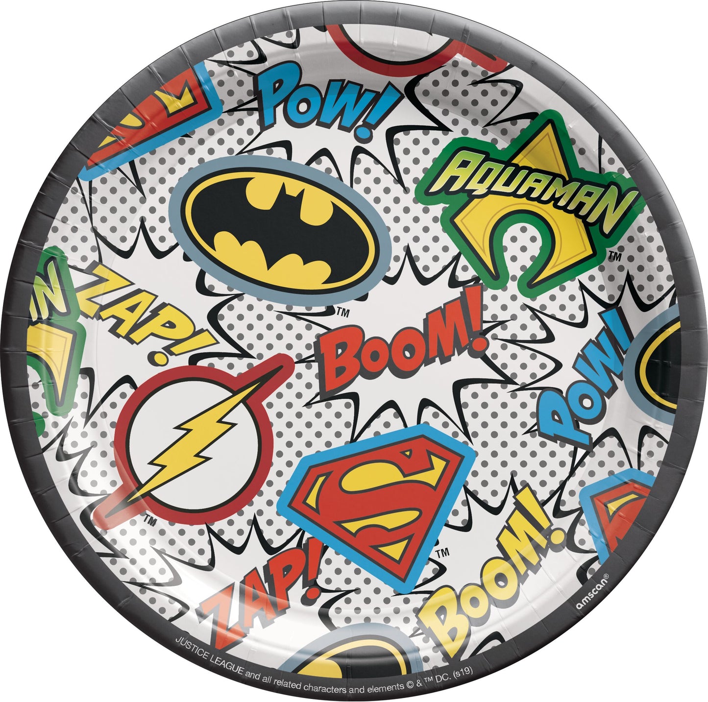 Justice League Dessert Plates