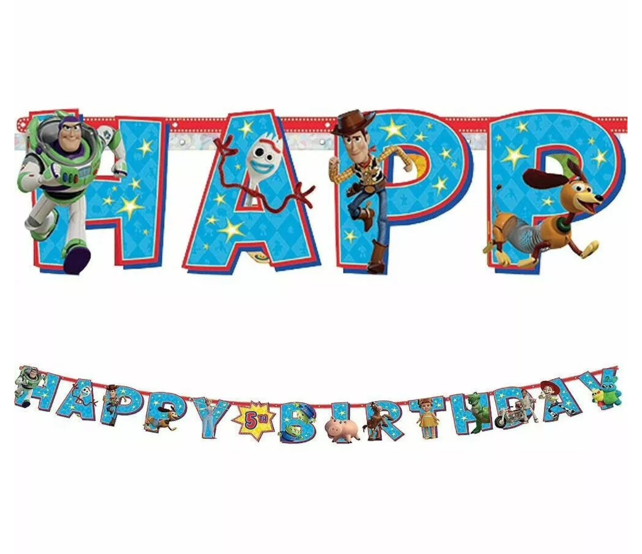 Toy Story Add an Age Jumbo Letter Banner Kit